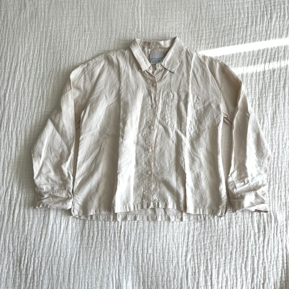 Parachute Linen Button Front Shirt XS